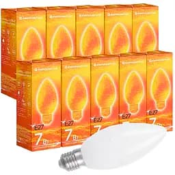 Набор светодиодных ламп Євросвітло 7 Вт 4200 К С-7-4200-27 Е 27 10 шт. (58955)