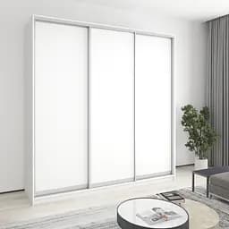 Шкаф-купе трехдверный MebelStar Стандарт AL 3ДСП 230x45x240 см Аляска белый (MBS-1811)