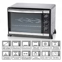 Електропіч з грилем Rommelsbacher BG 1805/E, 42 л - мініатюра 2