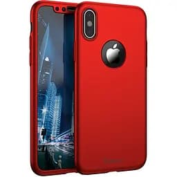 Чохол-накладка iPaky 360 PC Full Protection Case Apple iPhone XS Red