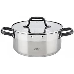 Кастрюля с крышкой Bergner Infinity Chefs Vita 24 см 4 л серая (BGIC-3621)