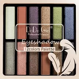 Палетка теней для век на 12 цветов DoDo Eyeshadow D3166 №02