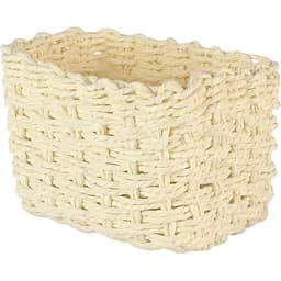 Кошик плетений МВМ My Home (MVM) TH-34 S 17х11х11 см білий (TH-34 S WHITE)