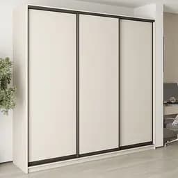 Шкаф-купе трехдверный MebelStar Уни BG 3ДСП 250x60x240 см Кашемир (MBS-7709)