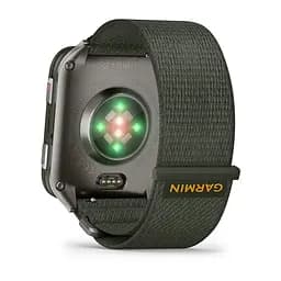 Смарт-годинник Garmin Venu X1 Moss Titanium with Moss Nylon (010-02980-23) - мініатюра 3