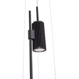Люстра підвісна Brille в спальню LED 21W WW+NW+CW WH BK (BR-01 665S/3) - мініатюра 5