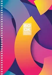 Тетрадь для записей Student А5, в клеточку, спираль, 80 л., Абстракция полоски полукруглые (A5-SC-080-6099K)