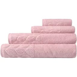 Рушник махровий Soho Leaves 90х150 см Pink (90*150 Leaves Pink) - мініатюра 3
