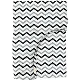 Простынь Cosas на резинке в детскую кроватку 60х120 g&b zigzag, серый (ZigGreyBlack_120)