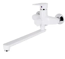Змішувач для ванни Brinex 35W 005, Chrome/White (k35) BRIN35W005 - мініатюра 2