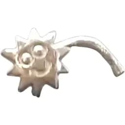 Срібна сережка-пірсинг в ніс Dear. 1007С