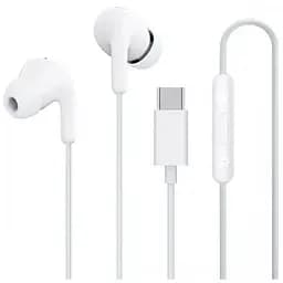 Навушники Xiaomi Type-C Earphones (BHR8931GL) з виходом USB-C білі BHR8931GL