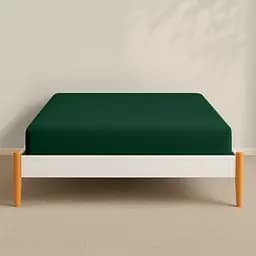 Простирадло Cosas на резинці фланель 90х200 pine, зелений (Flannel_59Pine_90x200x20) - мініатюра 3