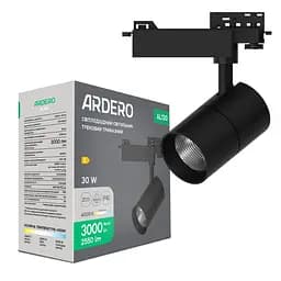 Светодиодный трековый светильник Ardero AL130 30Вт 4000K черный