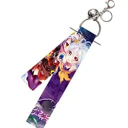 Брелок тканевый Без игры жизни нет Широ No Game No Life Shiro 10 см