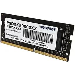 Пам'ять оперативна для ноутбука SO-DIMM DDR4 Patriot SL 4GB 2666MHz CL19 512X8
