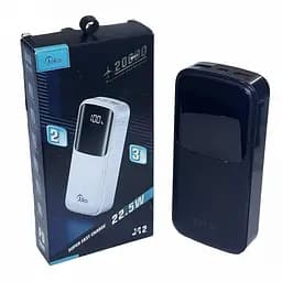 Універсальна зарядна батарея Konfulon Joko J12 Power Bank 20000Mah 22,5W (Чорний) - мініатюра 2