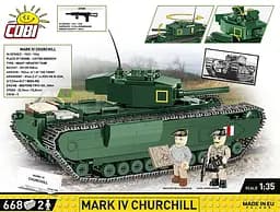 Конструктор дитячий танк Churchill Mk IV COBI 3128 - мініатюра 4