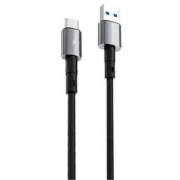Кабель Proove Silicraft USB to Type-C 3A (1m) black