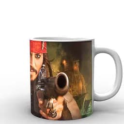 Кружка GeekLand Pirates of the Caribbean Пираты Карибского моря с оружием PC.02.025 330 мл белая