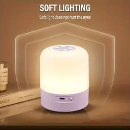 Led нічник лампа / Настільна USB лампа-нічник 360°/ Сенсорна / Акумуляторна / Декоративна / Purple