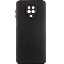 Чохол TPU GETMAN Liquid Silk Full Camera для Xiaomi Redmi Note 9s / Note 9 Pro / Note 9 Pro Max Чорний / Black