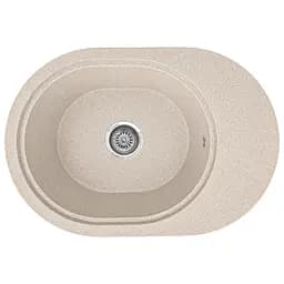 Мийка кухонна Valetti 62N гранітна 620х430 мм бежева