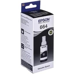 Контейнер з чорнилом Epson 664 black (70мл) L100/L200 (C13T66414A)