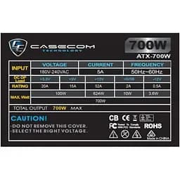 Блок живлення Casecom 700W (CM 700 ATX) [141306] - мініатюра 3