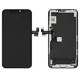 Дисплей для iPhone 11 Pro, чорний, з рамкою, High, (OLED), GW OEM soft