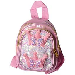 Дитячий рюкзак Bambi-сумка із паєтками рожевий 17х14х7 см (24-484)