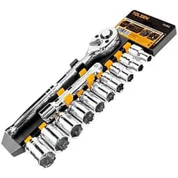 Набор торцевых головок, 1/2, CrV, 12 шт Tolsen hoz0012682