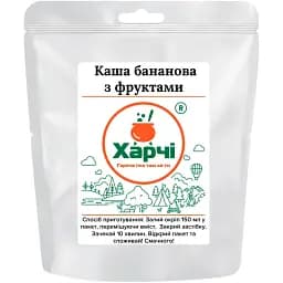 Сушеная еда Харчі каша банановая с фруктами