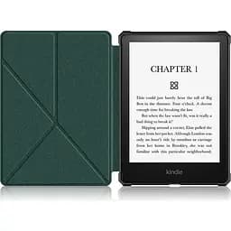 Чохол-книжка BeCover Ultra Slim Origami для Amazon Kindle Paperwhite 11th Gen 2021 Dark Green (707220) [100912] - мініатюра 2