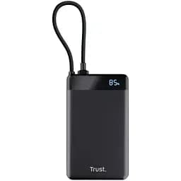 Trust Акумулятор портативний літій-іонний power bank Trust Fiera, 10000мА·рік, 2хUSB-C, 20W, PD/QC 3.0, чорний