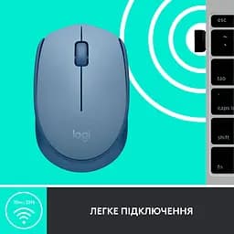 Бездротова миша Logitech M171 Wireless Blue/Grey (L910-006866) (910-006866) - мініатюра 6