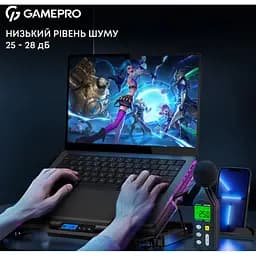 Охолоджувальна підставка для ноутбука до 15,6 дюйма GamePro GPCP-560 5xfans - мініатюра 8