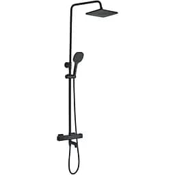 Душова система Globus Lux Termostatic Q GLM-0041T-BB, Чорний матовий
