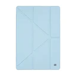 Чохол-книжка для планшета Samsung Galaxy Tab S9 Plus (SM-X810/X816B/X818U)/S9 FE+ (SM-X610/X616)/S10 Plus (SM-X820/X826), Y-Type PEN, блакитний, магнітний, з тримачем для стилуса, протиударний, обкладинка з функцією підставки, екошкіра + ТПУ