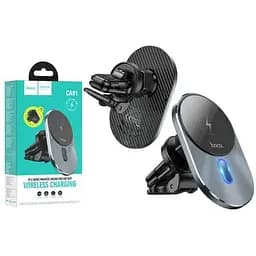 Автомобильный держатель Hoco CA91 с беспроводной зарядкой