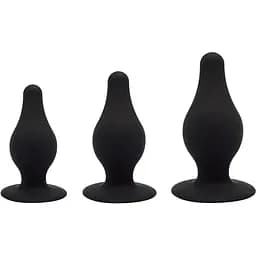 Набір анальних пробок SilexD silicone Plug Kit