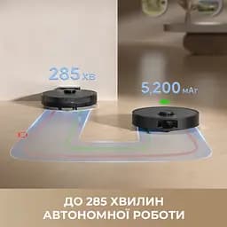 Робот-пилосос Dreame Bot D20 Black - мініатюра 6