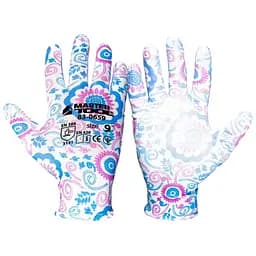 Рукавички захисні Mastertool поліуретанові незабудка 9" (в упаковці 12 шт.)