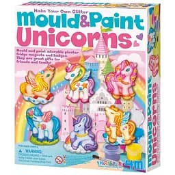 Набор для творчества 4M Mould & Paint Магниты из гипса Единорог (00-04708)