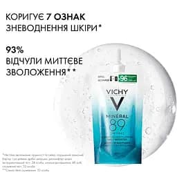 Гель-бустер для обличчя Vichy Laboratoires Mineral 89 для зволоження та відновлення пружності шкіри 50 мл  - мініатюра 4