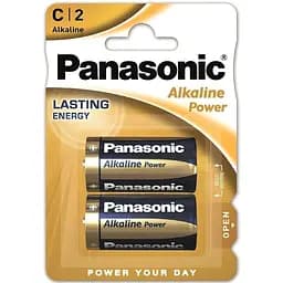 Батарейка Panasonic LR14REB/2BP ALKALINE POWER лужна C (LR14) блістер 2 шт.