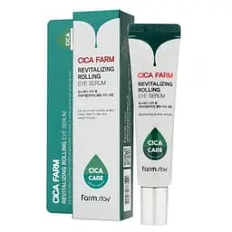Антивозрастная расслабляющая сыворотка для кожи вокруг глаз Cica Farm Revitalizing Rolling Eye Serum FarmStay 25 мл