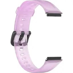 Силіконовий ремінець Becover Crystal Style для Huawei Band 7/Honor Band 7 Purple (709434)