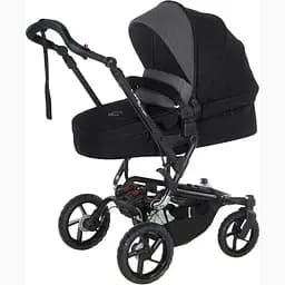 Коляска-трансформер Jane Crosswalk Convert Jet Black черная с серым (5483/T34)