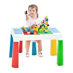 Дитячий функціональний столик і стільчик Poppet 5в1, жовтий (PP-002Y) - мініатюра 6